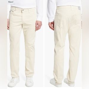 AG “The Graduate” Tailored Leg pants. Light khaki color. 33x32